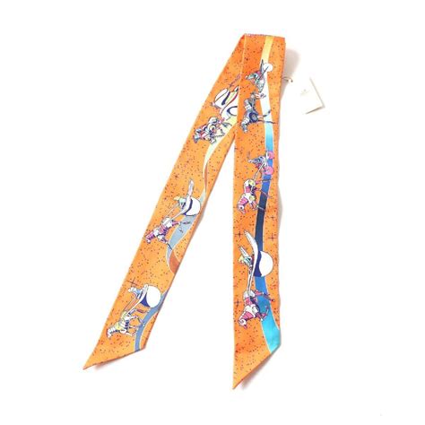 hermes twilly space derby|HERMES Silk Space Derby Twilly Orange Jaune Bleu.